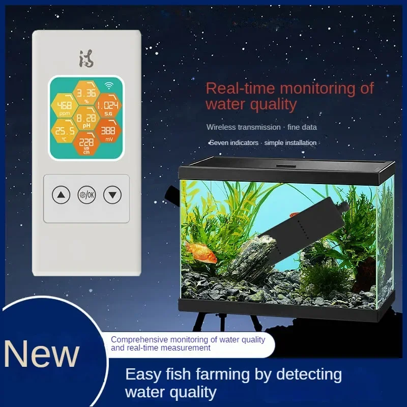 Newly Aquarium water quality detector 8.0/8.0pro ORP/TDS/EC/Salinity/SG/Temp/PH Hydroponics Tuya Version