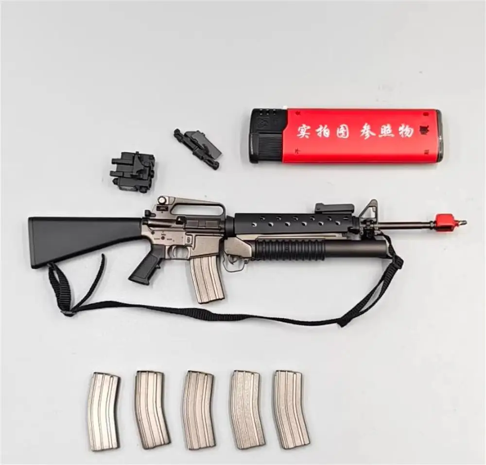 

1/6 DAMTOYS DAM 78080 US. USMSC Soldier Doll Main Weapons M16A2 Clips with Sling PVC Material Not Real For 12" Doll Figure