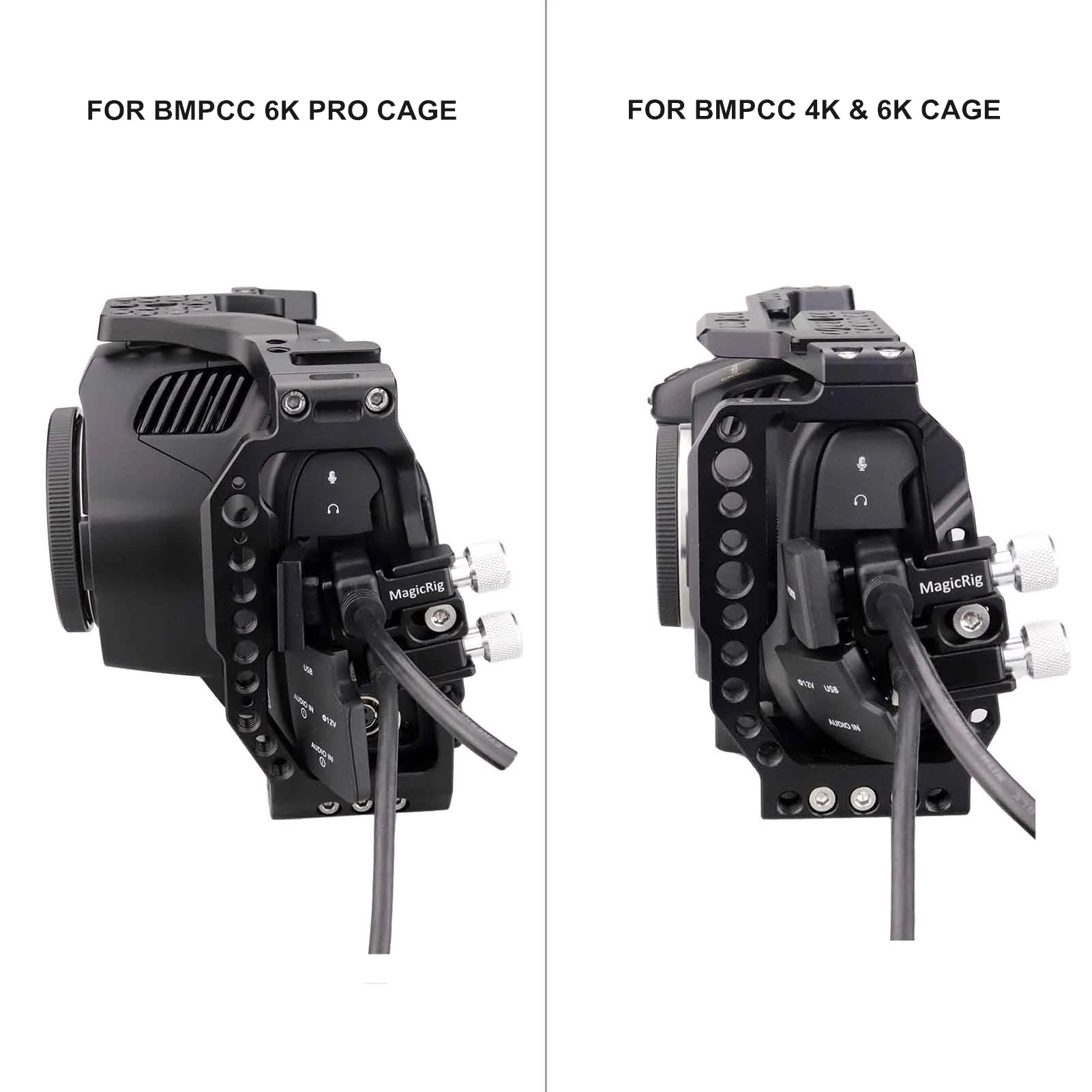 MAGICRIG zacisk kablowy HDMI i usb-c do klatki BMPCC 4K BMPCC 6K BMPCC 6K Pro