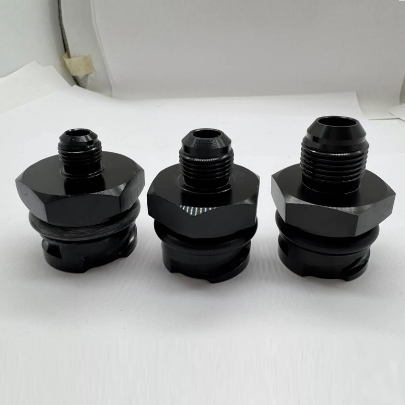 Aluminum AN10 AN8 AN6 Oil Fill Tube Fitting Valve Cover Adapter Connector for LSX LS1 LS2 LS3 LS6 LS7 Engine