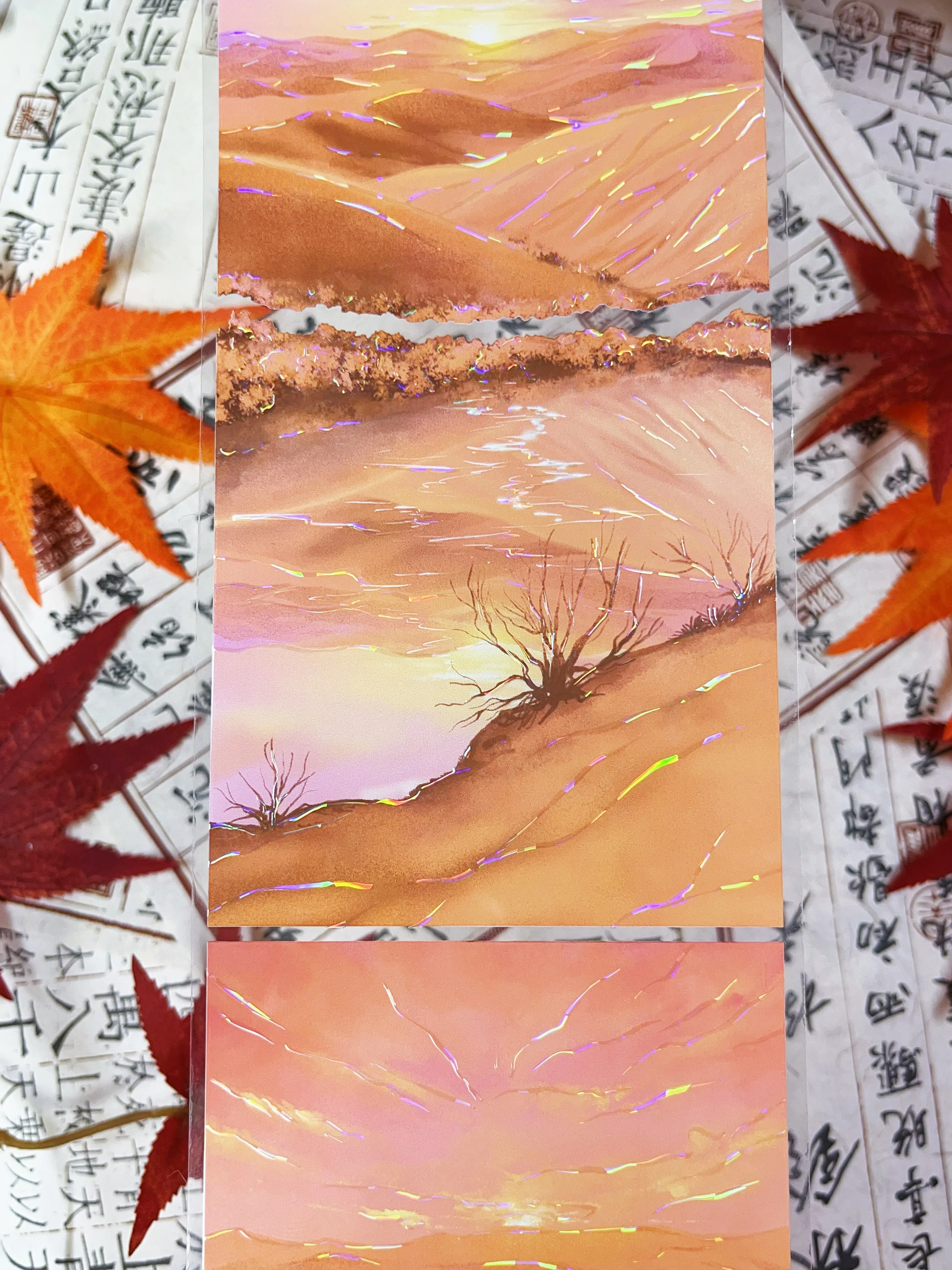 

Desolate Desert Lone Smoke Shiny Shell ПЭТ-ленты Товары для рукоделия DIY Скрапбукинг Изготовление карт Декоративная наклейка с планом