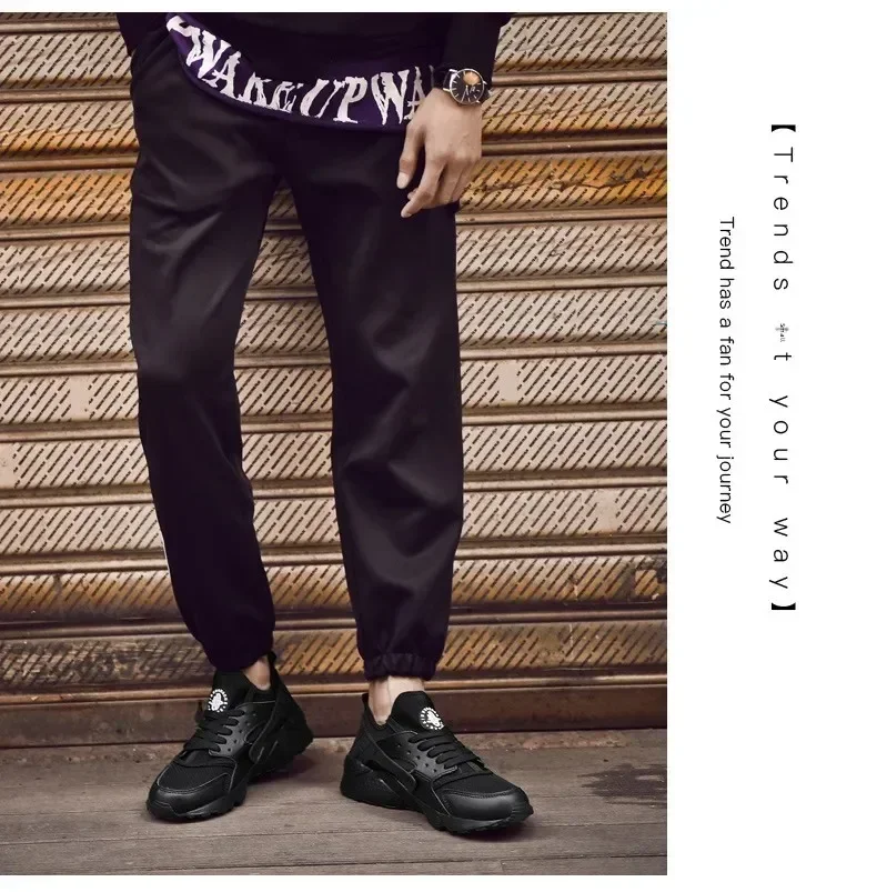 Sommerliche Herrenschuhe mit atmungsaktiver Mesh-Oberfläche, leichtem, weichem Boden, lässige, trendige Laufschuhe, Sportschuhe für Herren aus China. – Detail 18
