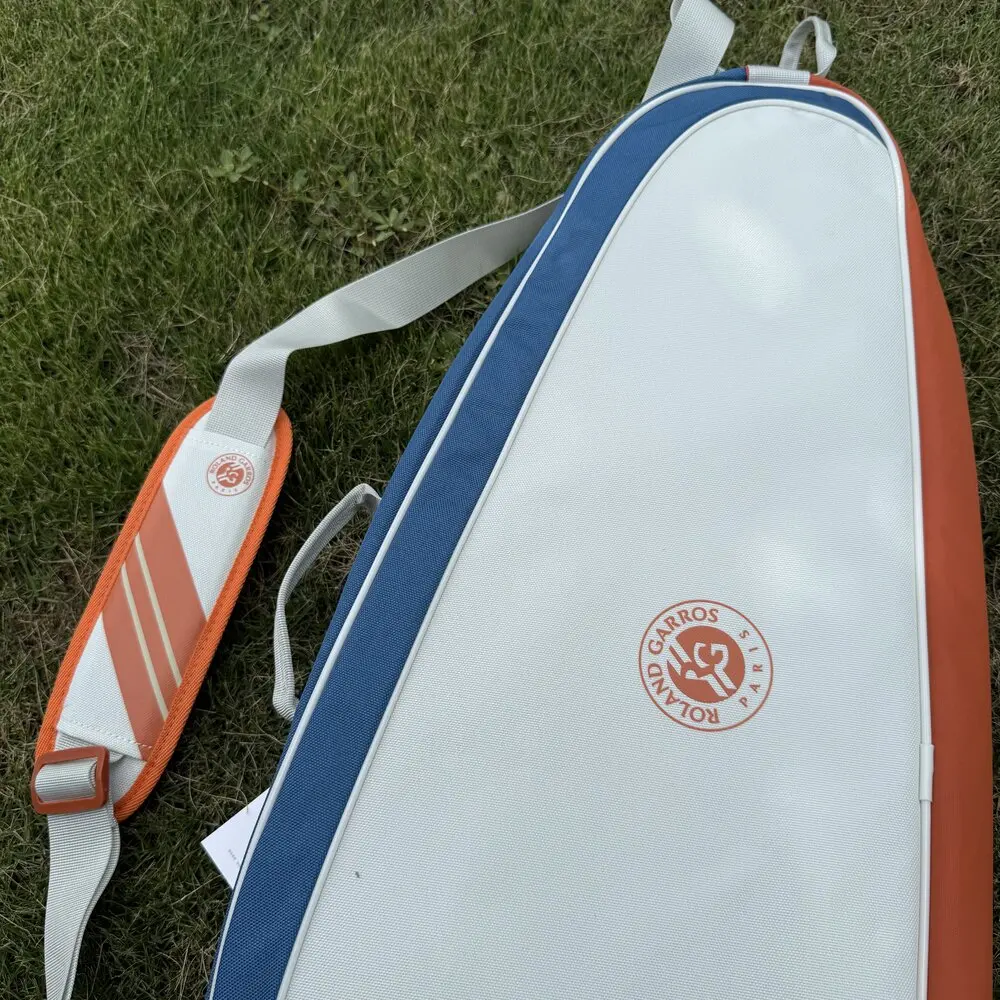 Wilson 2024 Team Roland Garros Backpack French Open Large Capacity Outdoor Lightweight Sports Tennis Bag Holds 3 Tennis Rackets