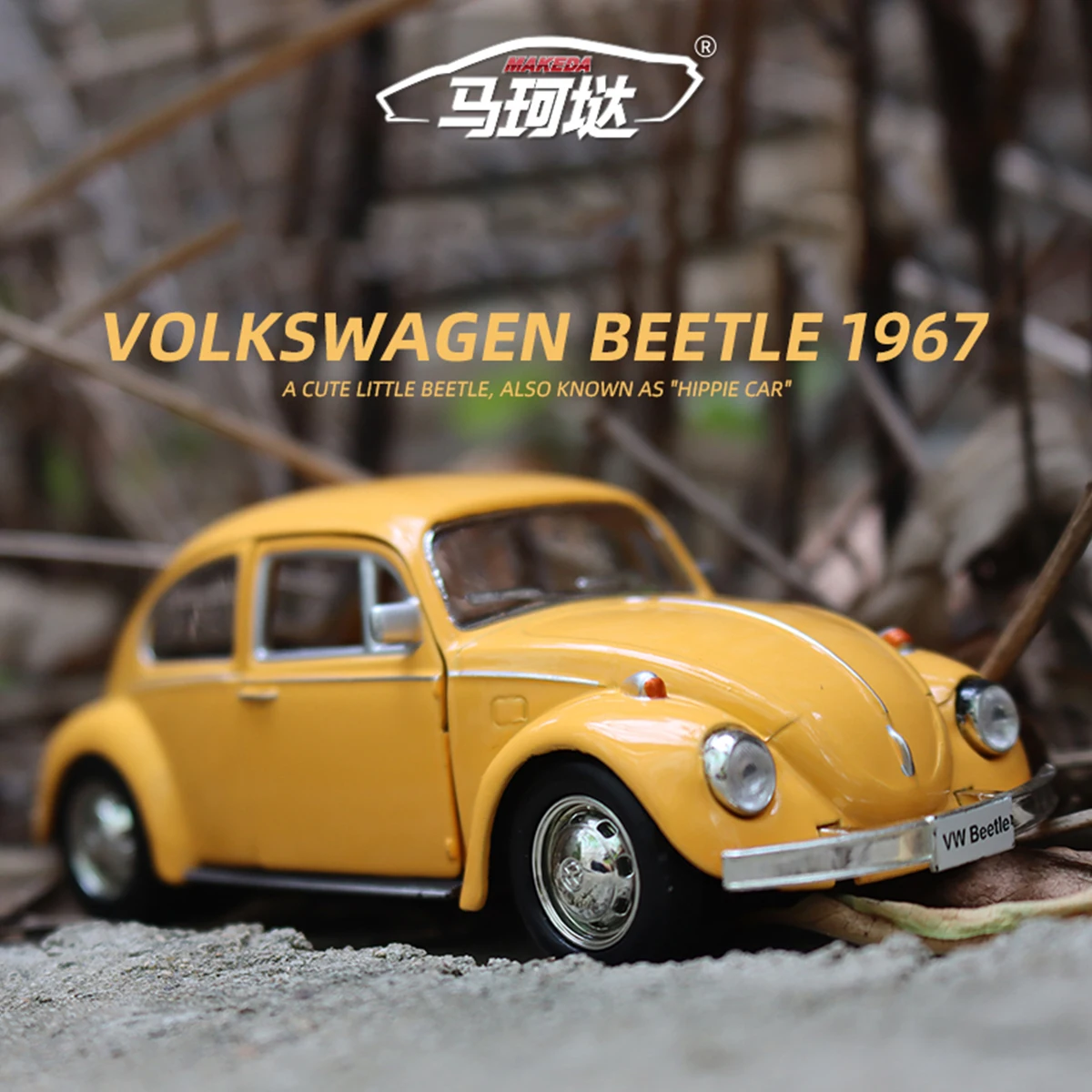 

1/36 Mini Car 1967 Beatle Car Model Diecasts Metal Classic Alloy Toy Simulation Miniature Cars Model Scale Collection