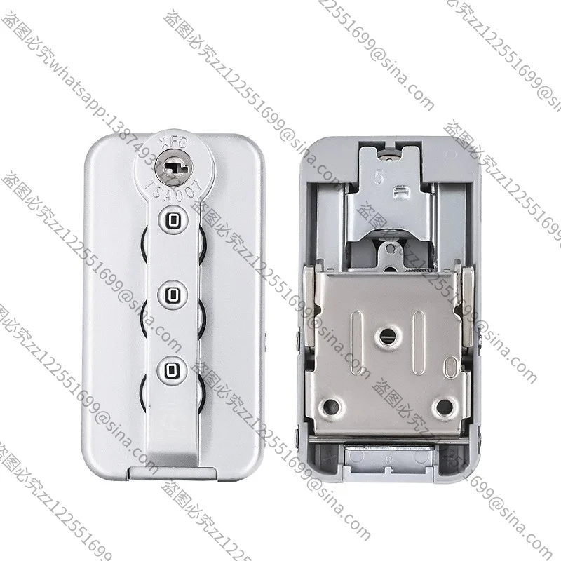 For S111 #luggage Combination Lock Replacement Aluminum Frame Suitcase Trolley Case Accessories TSA007Lock XFG BuckleLock