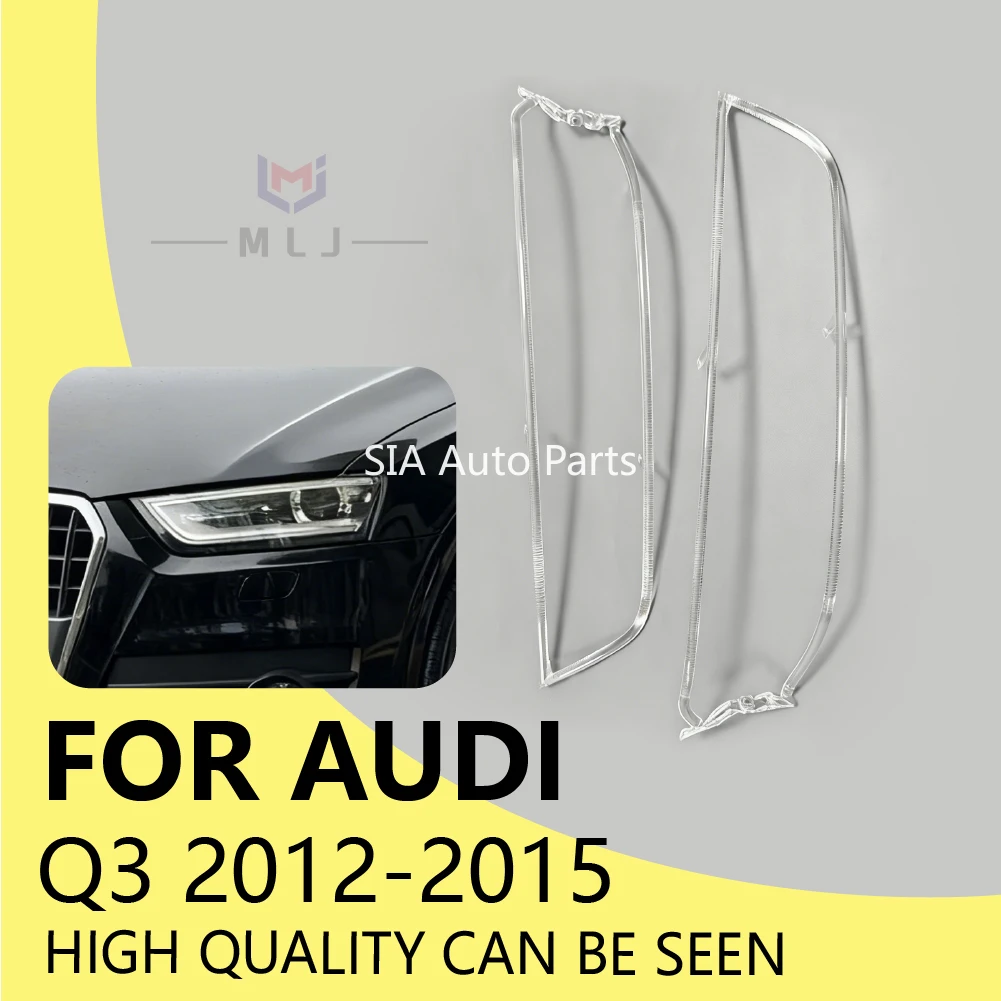 New For Audi Q3 2012 2013 2014 2015 LED Headlight DRL Tube Acrylic tube Light Guide Strip Light DRL Strip Daytime Running Lights
