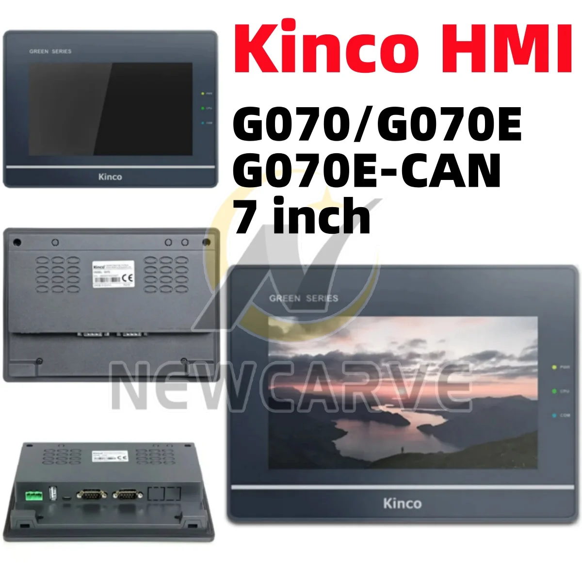 7 Inch Kinco HMI Touch Screen GL070/GL070E/G070/G070E/GH070/GH070E/MK070E-33DT/MT070/MT070E Ethernet USB Human Machine Interface