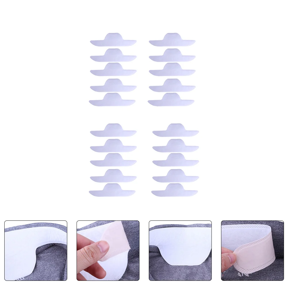 

Disposable Protector Collar Stains Pads Sweat Prevention Neck Liner Pads Shirt Guard Pads Sweat Pads Against Sweat Stains