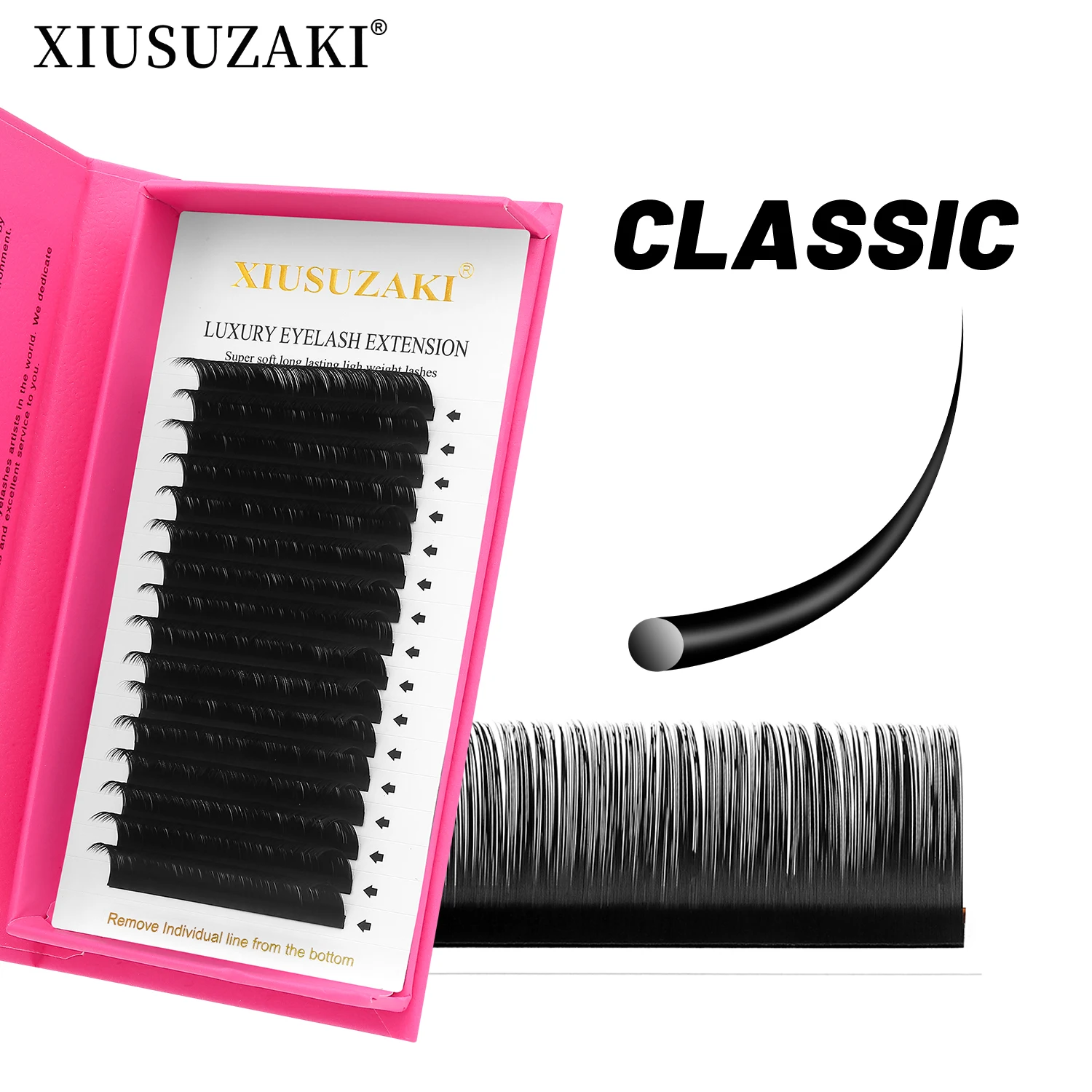Faux cils noirs