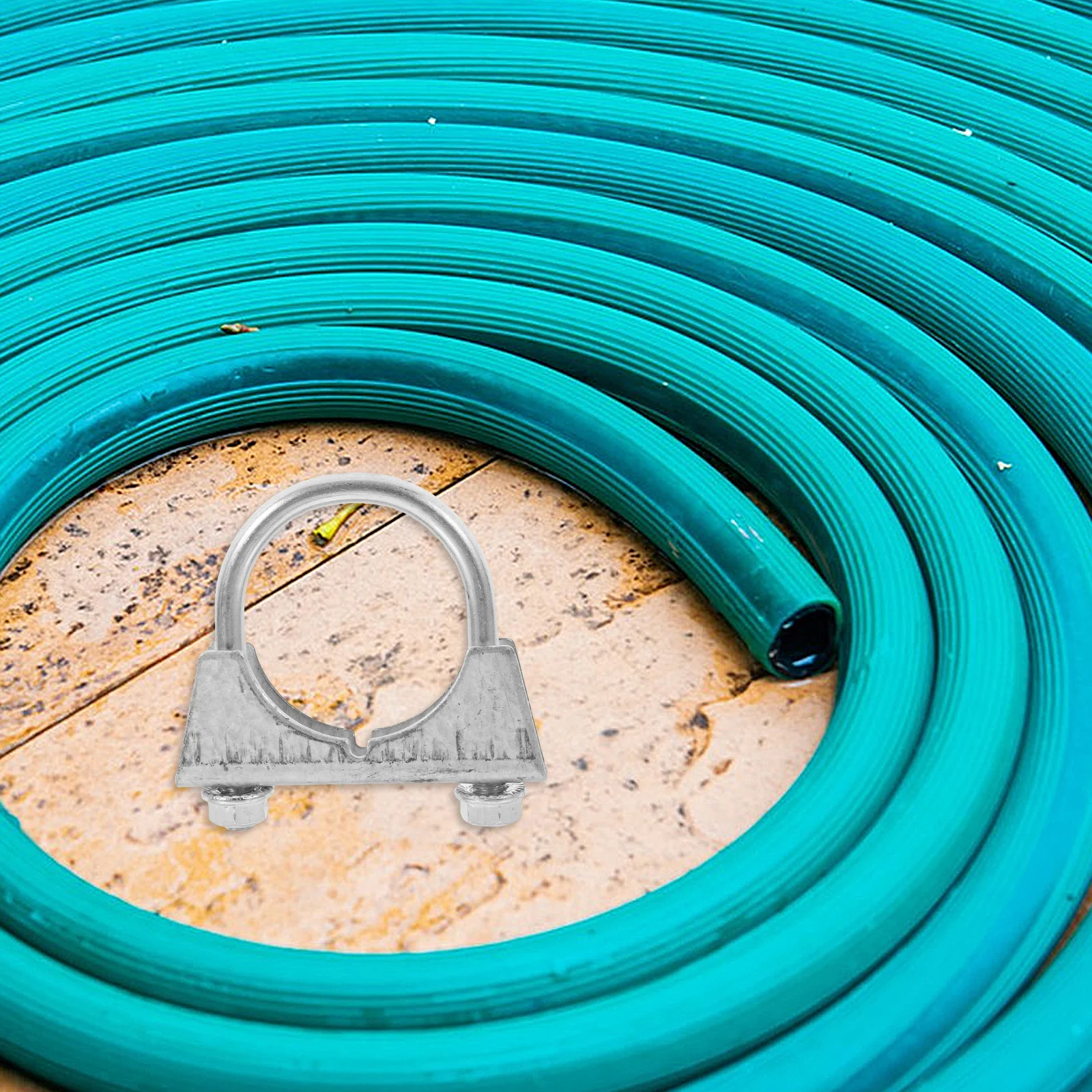 

2 Pcs Stock Feed System Clamp Pipe Replacement Equipment Shaped Clamps Farm Water U-shaped