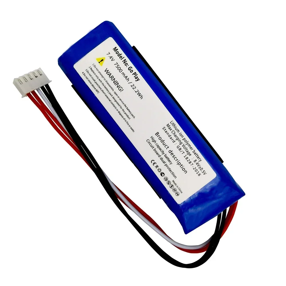 GSP1029102 01 Top Brand 100% New 7500mAh Battery for Harman Kardon Go Play Mini / Go Play Speaker Batteries + free gfit image 3