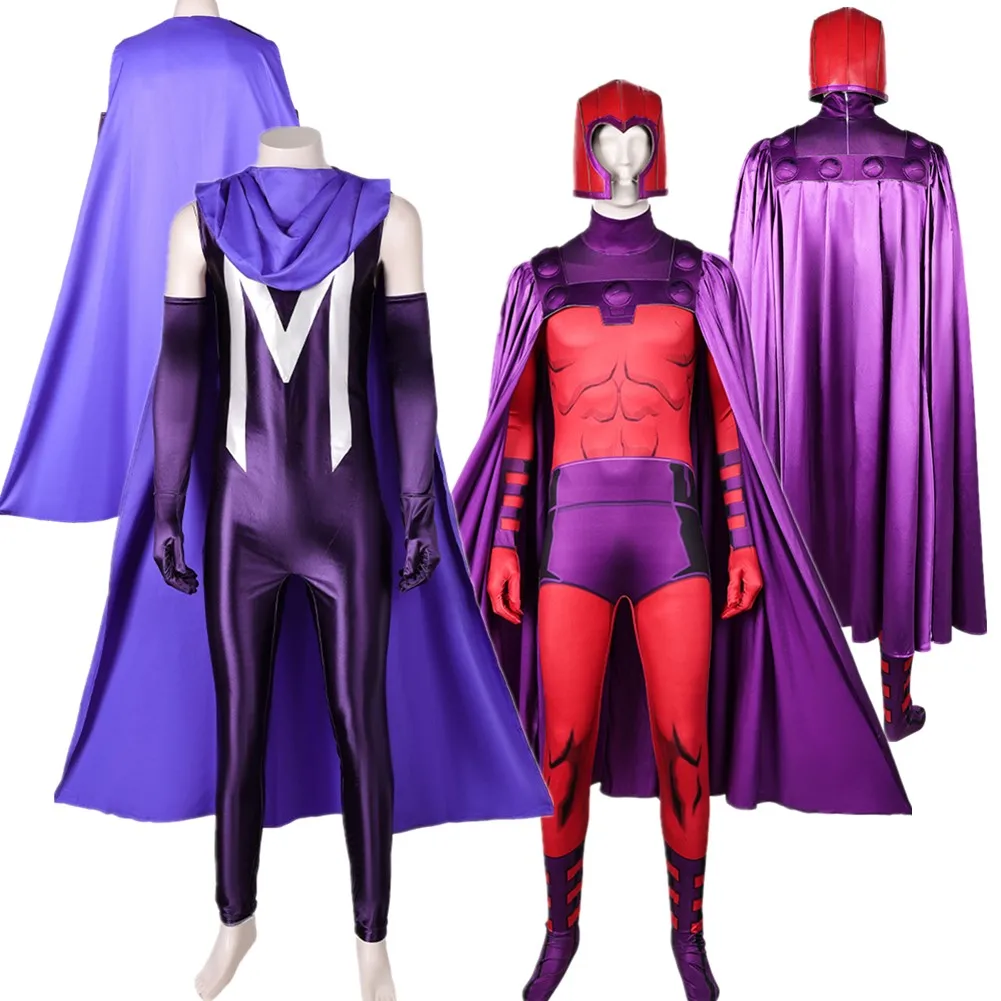 Halloween Magneto przebranie na karnawał maska dorosły mężczyzna kask karnawał Party Cosplay Cos Eisenhardt nakrycia głowy kostiumy akcesoria