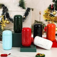 Solid Color Mini Thermos Cup Stainless Steel Starry Sky Portable Vacuum Flask Portable Keeps Cold and Heat Thermal Water Bottle