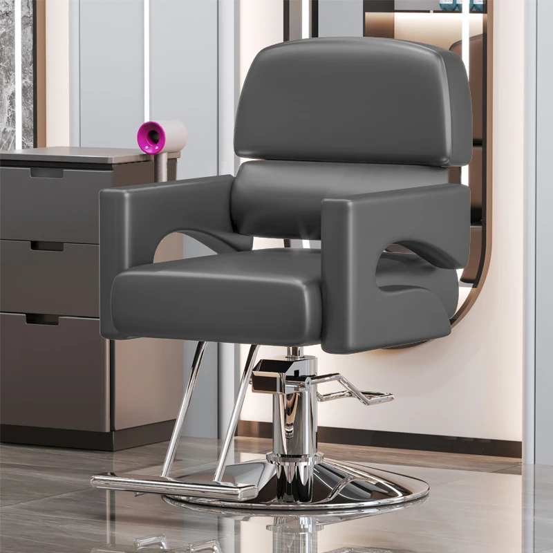 

Reclining Salon Chair Barber Chair Professional Hydraulic Stylist Chair Beauty Swivel Stool Taburete Giratorio Salon Furniture