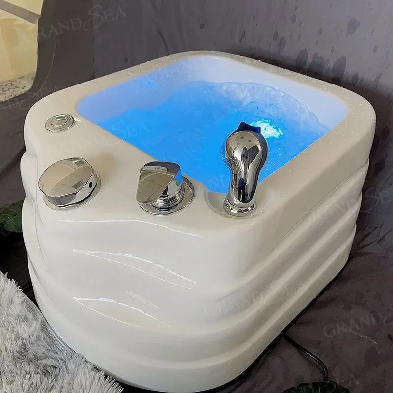 

Luxury foot bath bathtub, air jet acrylic massage ceramic