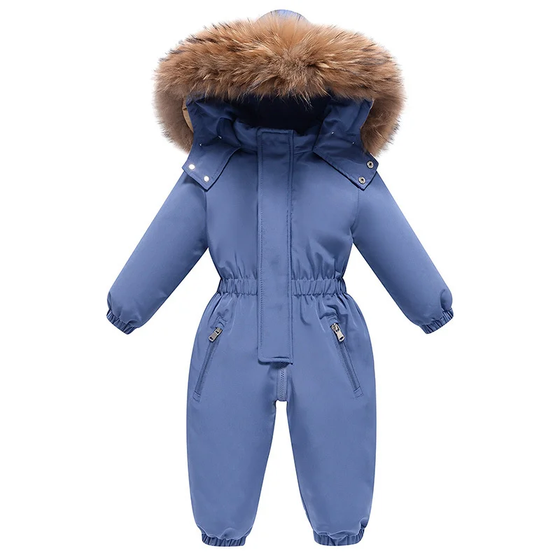 

-30℃ 2023 Winter Baby Clothes Thicken Warm Snowsuits toddler Girl Boy Hooded down Jacket Ski Suits Kids Coats Outerwear overcoat