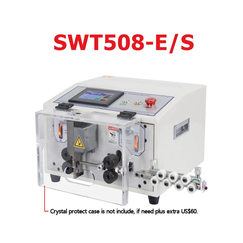 Updated Touch Screen Control SWT508E-S Automatic Wire Stripping and Peeling Machine Wire Cutting Crimping From 0.1 to 8mm