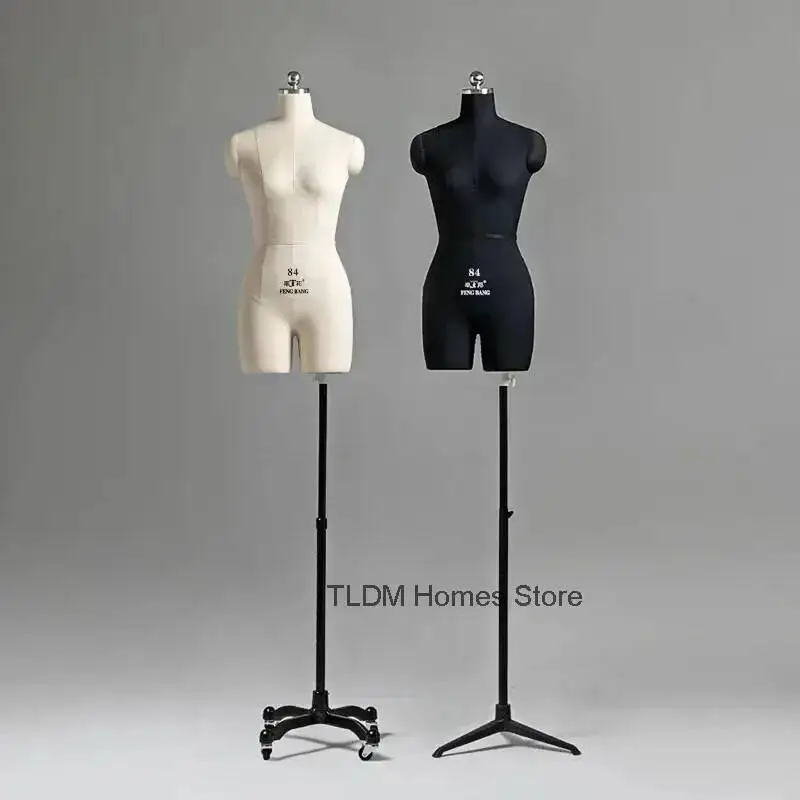 

Cotton PU Foam Body Female Mannequins Pinnable Fabric Mannequin Clothing Design Dress Display Stands Can Be Pined Model