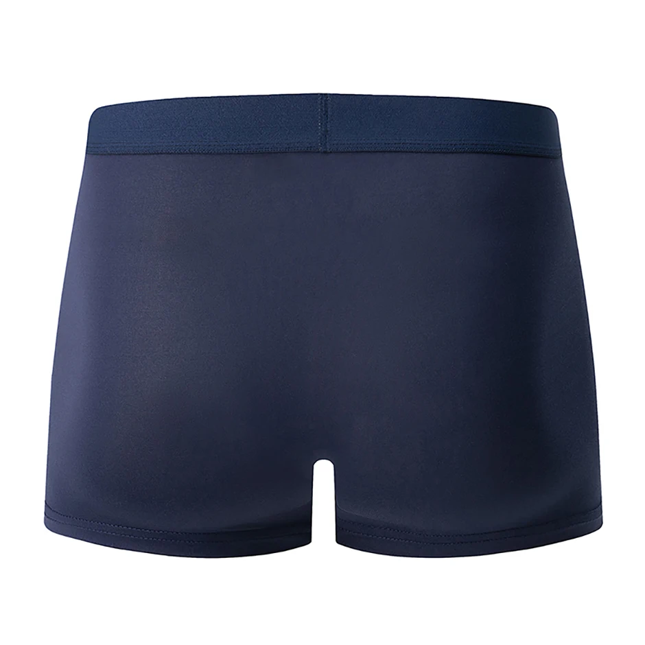 5/10-teiliges Set saisonale modische Herrenunterwäsche, flache Eckhose, bequem, Übergröße, Farbe, Herren-Shorts mit elastischer Taille – Detail 6