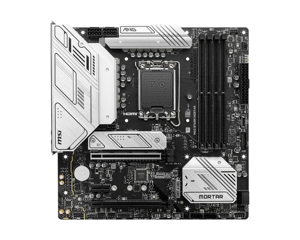 MSI MAG B760M MORTAR Motherboard Supports LGA1700 i9-14900KS i7-14700K i5-14600K CPU INTEL B760 4xDDR5 256GB 2xM.2 1x HDMI mATX