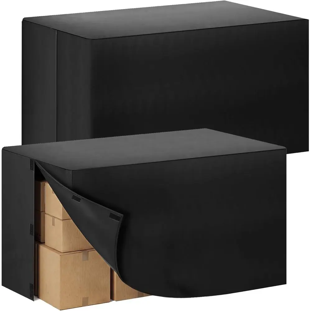 

Black Tablecloths, 48x24 Inches, Ideal for Trade Shows, Craft Fairs, and Weddings, 2 Pack