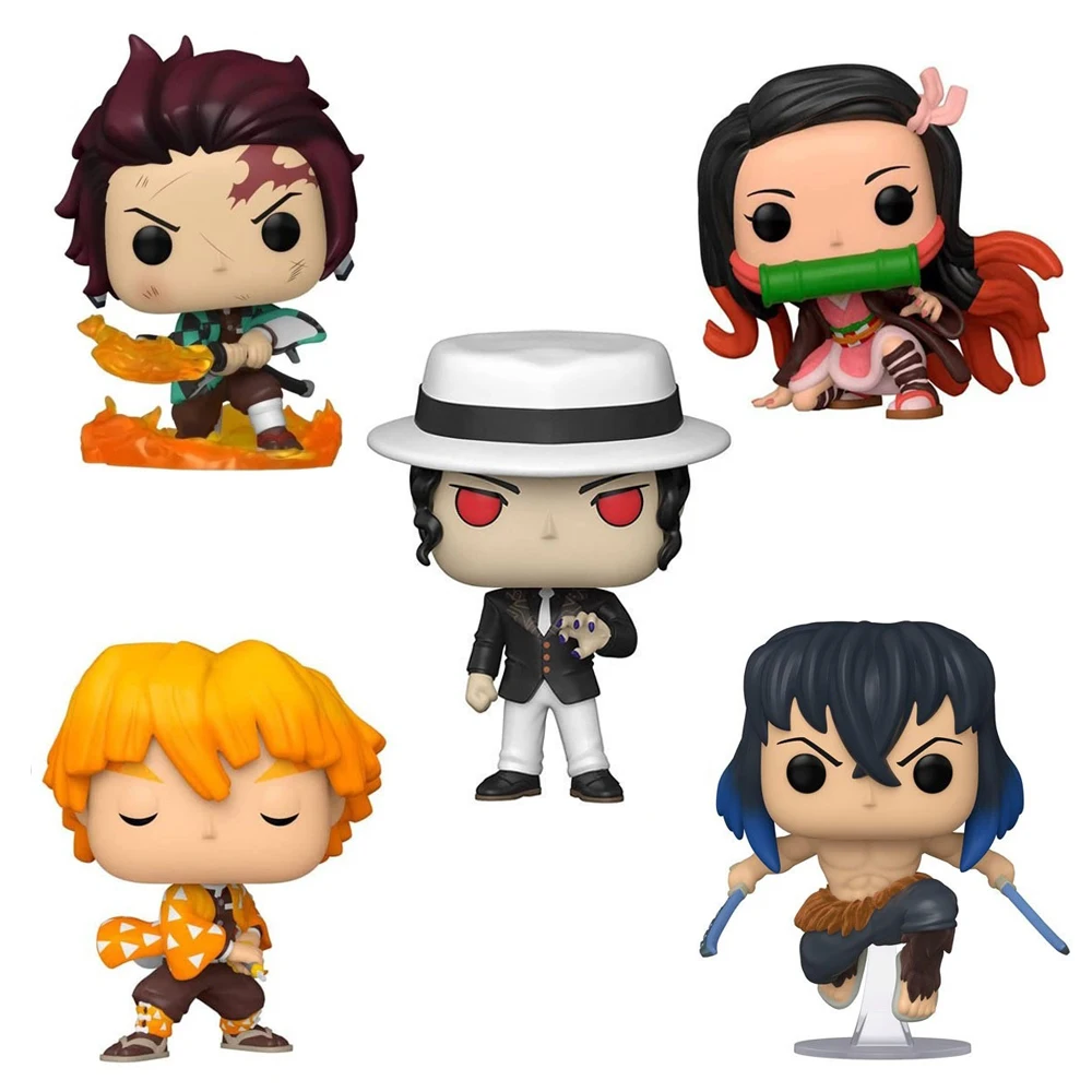 

Funko Pop Denom Slayer Kamado Tanjirou Nezuko Agatsuma Zenitsu Kibutsuji Muzan Action Figures Model Ornaments Popular Gifts Toys