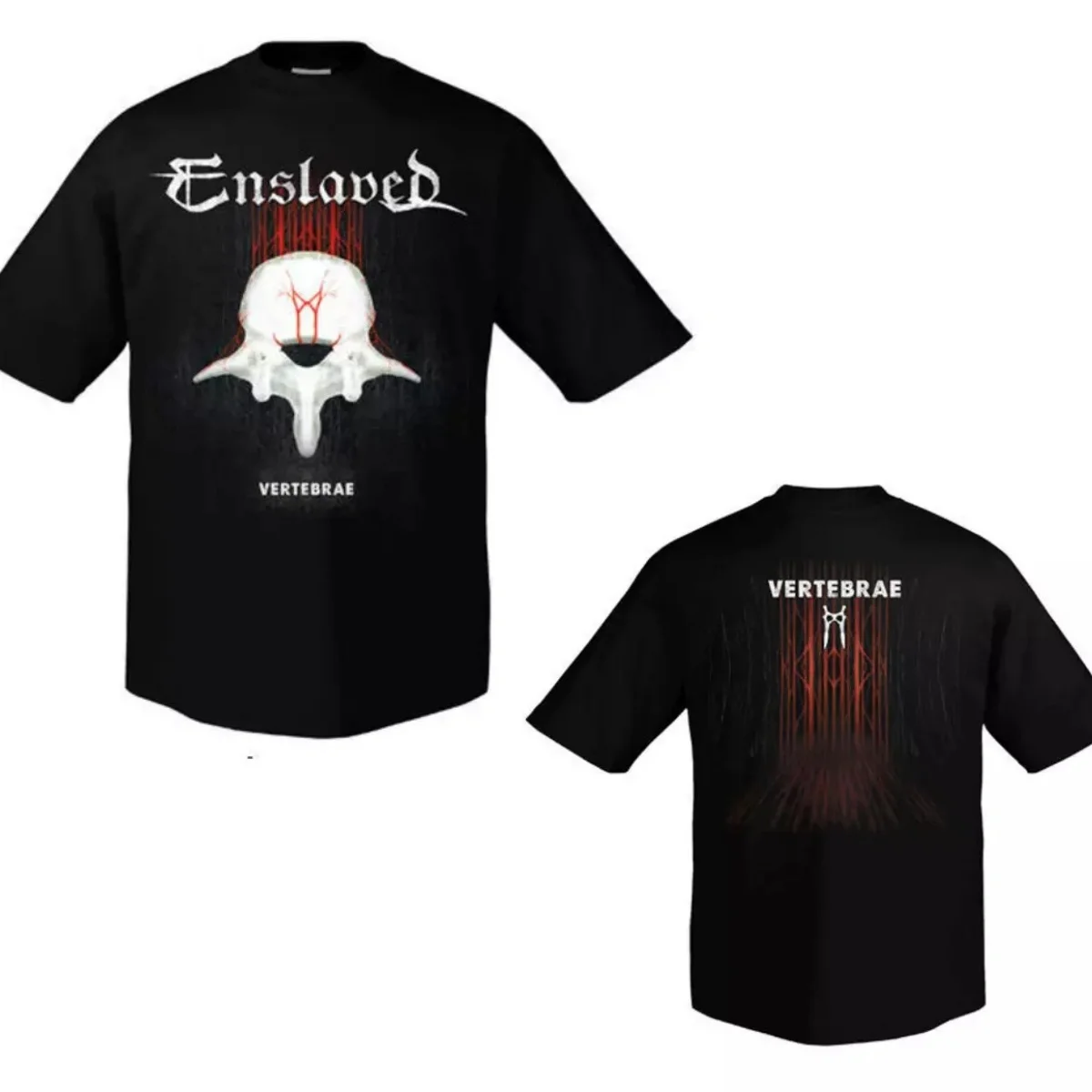 Fit Enslaved Graphic Cotton Band T-shirt Unisex Summer Short Sleeve Fashion Brand Tee Luxury Casual Vintage Tees