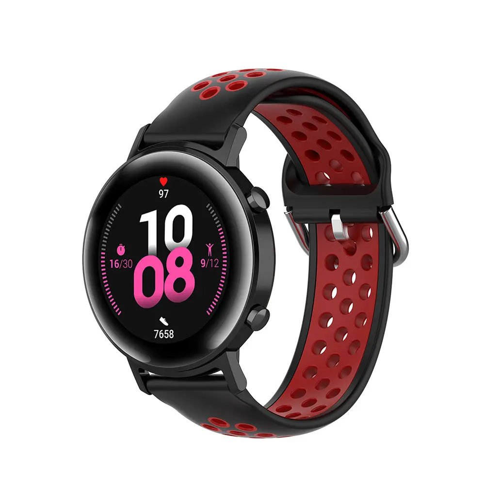 Garmin Vivomove 3 4 HR Venu Forerunner 245 645 접근 S40 스마트 워치 손목 팔찌용 20mm 22mm 실리콘 시계 스트랩