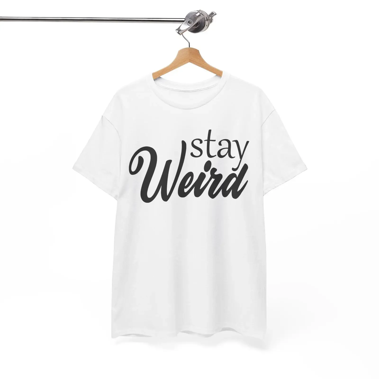 Be Yourself T Shirt Weird Wonderful STAY vintage Washed graphic Casual Soft streetwear Comfortable Stretched homme Stylish