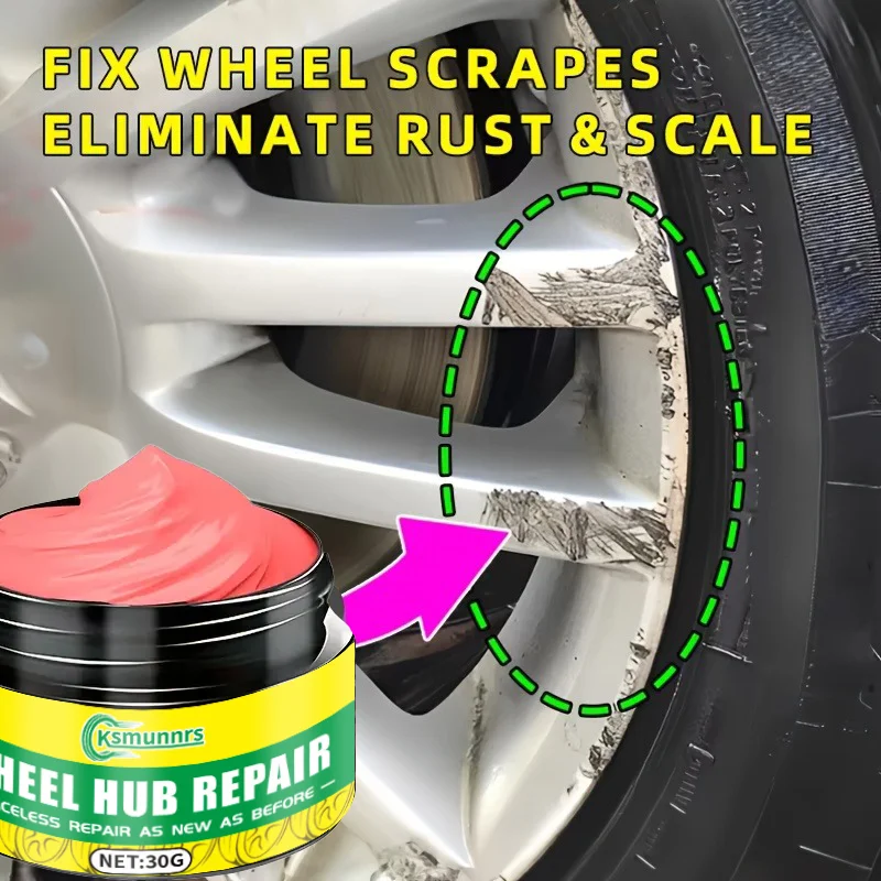 

Универсальный ремонтный комплект ступицы колеса из сплава — средство для удаления царапин, крем для окисления, защита от ржавчины и полировальная паста для ухода за колесами автомобиля