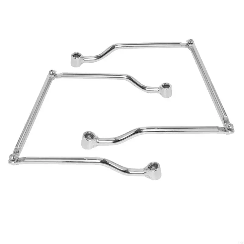 Heavy Duty Retro Inspired Motorcycle Pack Bracket Support Holder Heavy Duty Iron Construction No Tools Required Assembly New