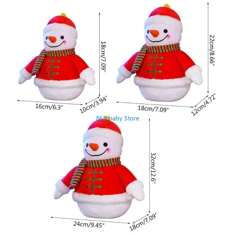 29ee Boże Narodzenie na wypchane dla lalek Plush Plush Hafdery Hafdery Festival Festival Difrowe Dekory Kolekcja Figurka