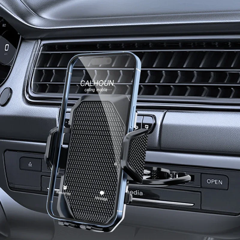 Universal Car CD Slot Phone Holder One-Touch Release Anti-Drop for IPhone 15/14 Pro Max Xiaomi Samsung Galaxy Auto Accessories