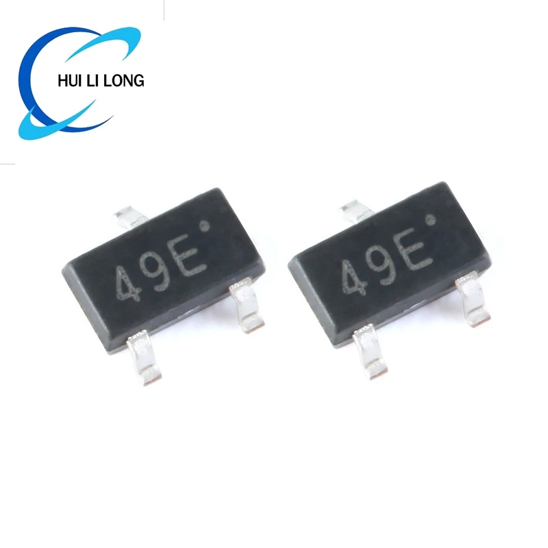 Interruptor de Sensor de efecto Hall, 50 piezas, 49E, elemento Hall, SOT23, SOT-23, SS49E, AH49E, alta sensibilidad