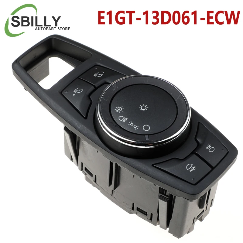 E1GT-13D061-ECW Interruptor de Control de Faros Delanteros y Luces Antiniebla para Ford Edge Explorer Lincoln MKX Nautilus