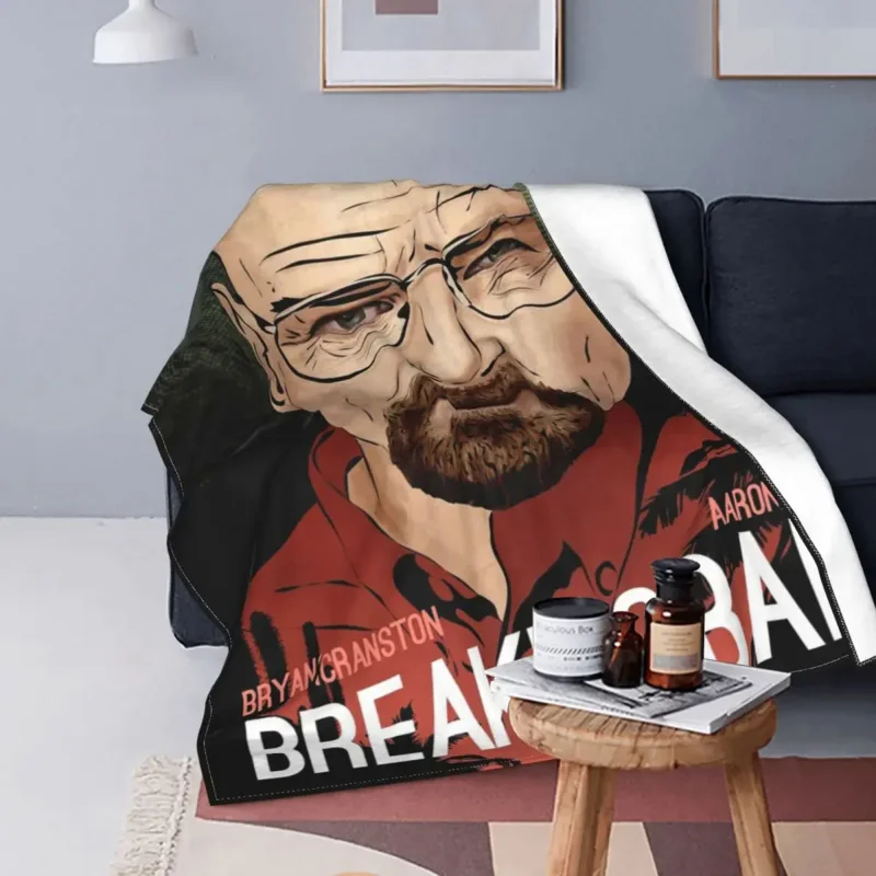 Breaking Bad New Mexico Plush Blanket Walter White Heisenberg Novelty Throw Blankets for Home Hotel Sofa 125*100cm