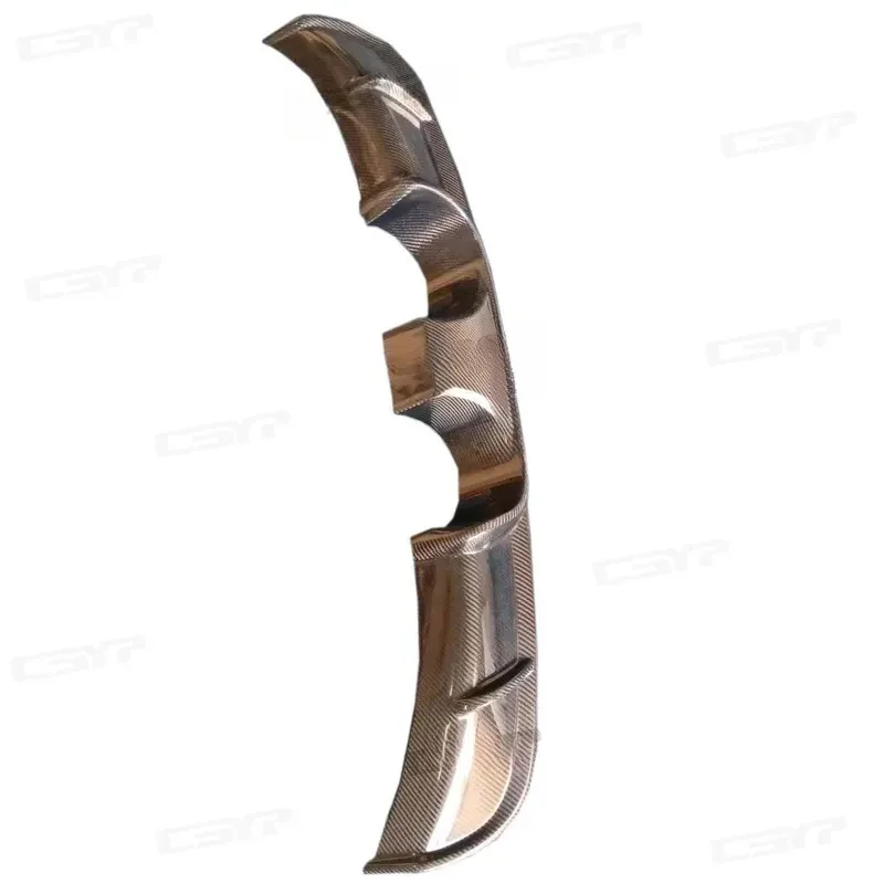 

Genuine Carbon Fiber Rear Bumper Lip Spoiler Diffuser Body Kit Glossy Black for 2016+ 911 991.2 SS Front