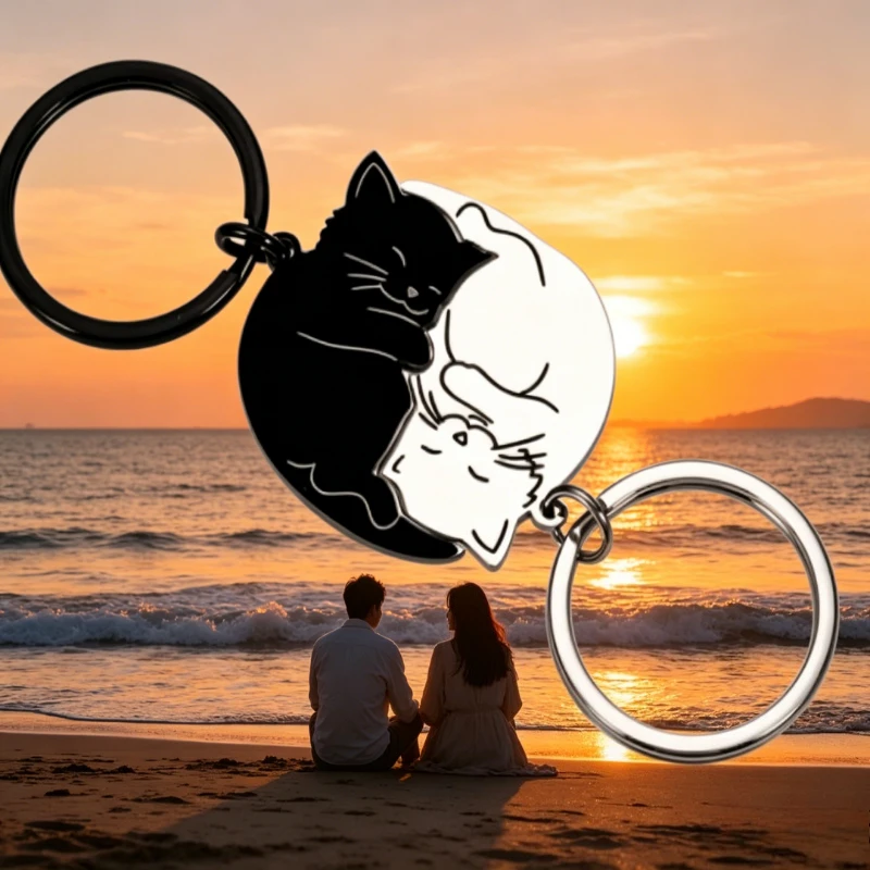 chaveiro-de-casal-acessorio-de-bolsa-fofo-para-o-dia-dos-namorados-–-presente-para-namorada-namorado-ele-ela-amante-de-gatos-marido-esposa-gatos