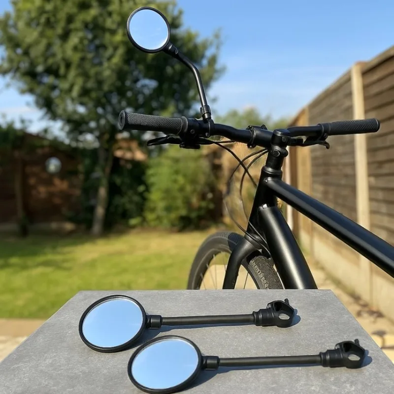 

1-2 шт. велосипедное зеркало на руль, зеркало заднего вида, вращающееся и регулируемое, широкоугольное, противоударное, выпуклое, универсальное
