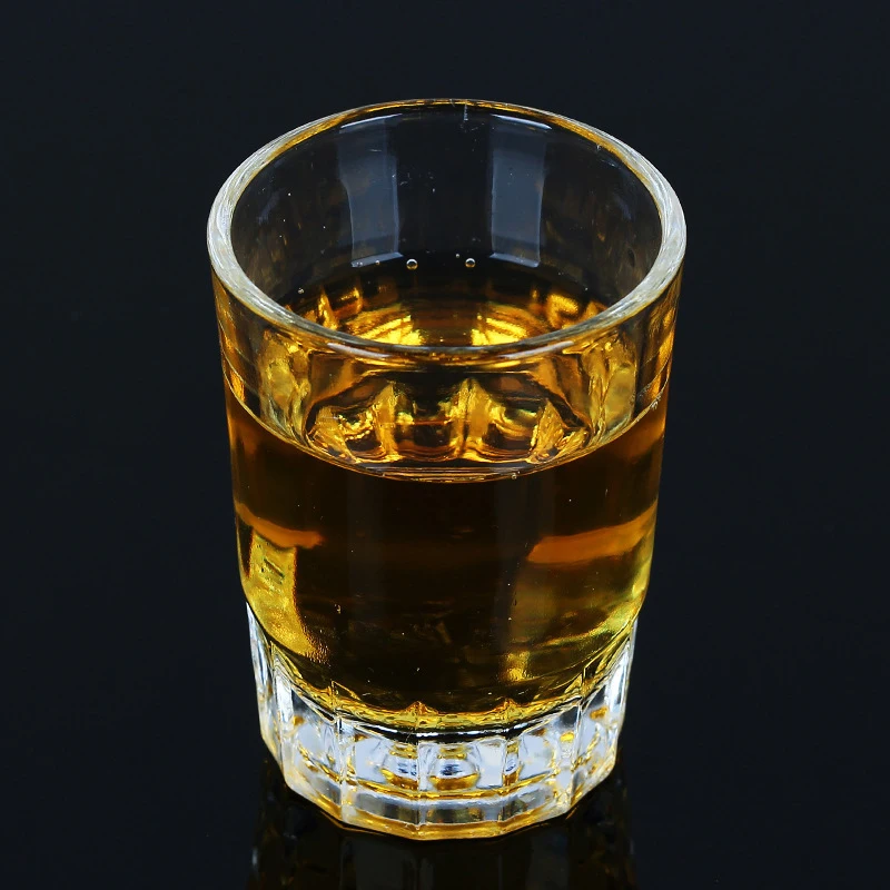 6pcs/4pcs/2pcs/1pcs Tea Cup 90ml Glass Cup Heat Resistant Transparent Water Cup Thickened Beer Cup Wine Cup Coffee Cup for Home