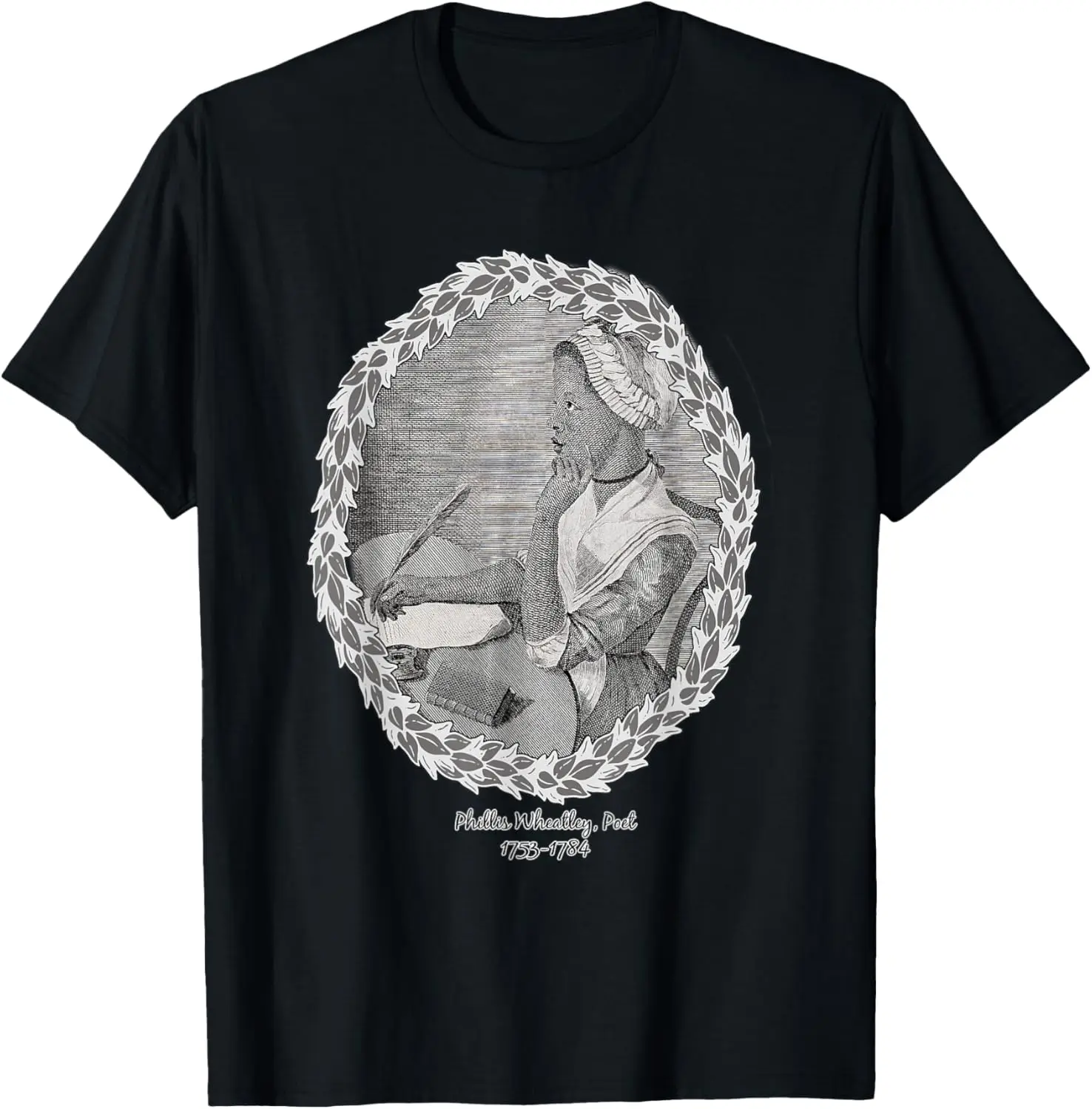 T-shirt Poet Phillis Wheatley del 18esimo secolo