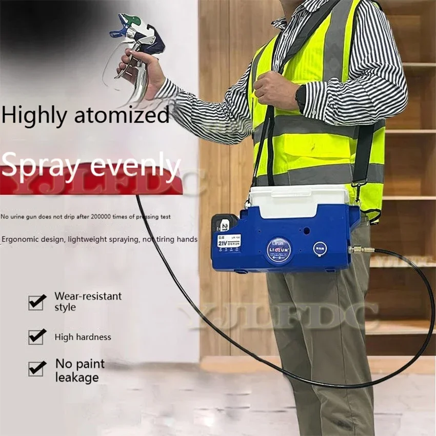 New Airless Sprayer Lithium Battery Professional High Pressure Paint Sprayer Suitable for Makita Battery High-capacity