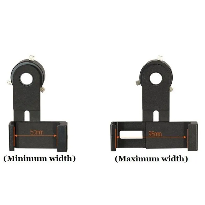 Imagem -03 - Suporte Estável de Metal Completo Universal Suporte do Telefone Móvel Clipe Ocular Lâmpada de Fenda Telescópio Tomada de Montagem Vídeo 2449 mm