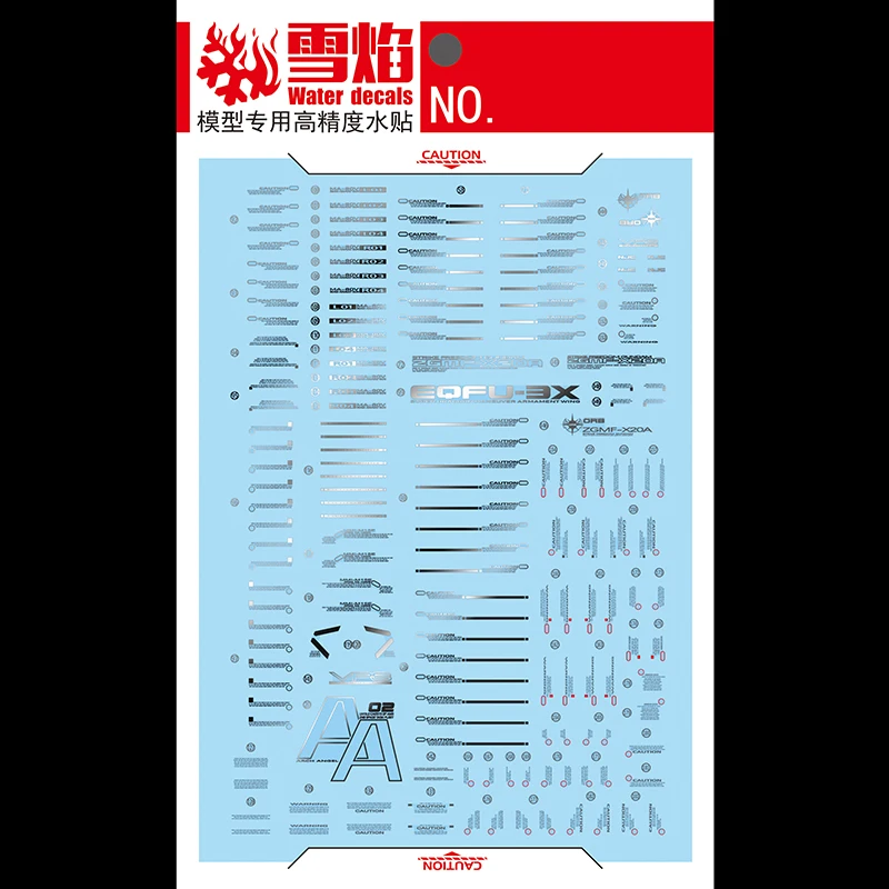 Model Decals Water Slide Decals Tool For 1/60 PG Strike Freedom Fluorescent Sticker Models Toys Accessories