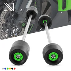 For Kawasaki ZX-10R ZX10R Ninja1000R Ninja 1000 R 2011-2021 Motorcycle Front & Rear Wheel Fork Axle Sliders Crash Protectors