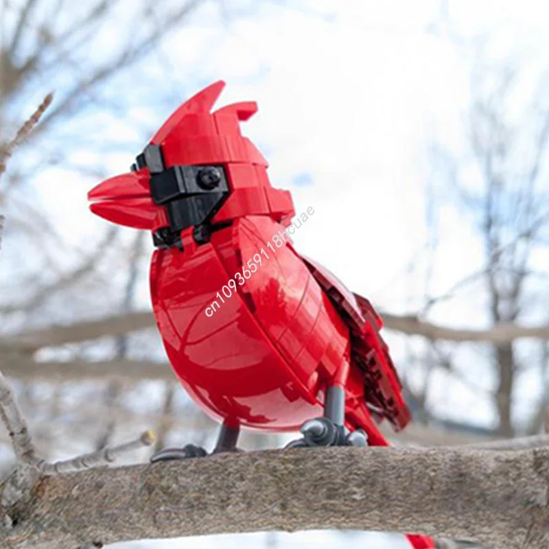 

242 детали, модульная модель птицы Канареечка, конструктор MOC, развивающие креативные строительные блоки, игрушки для самостоятельной сборки, подарок для детей