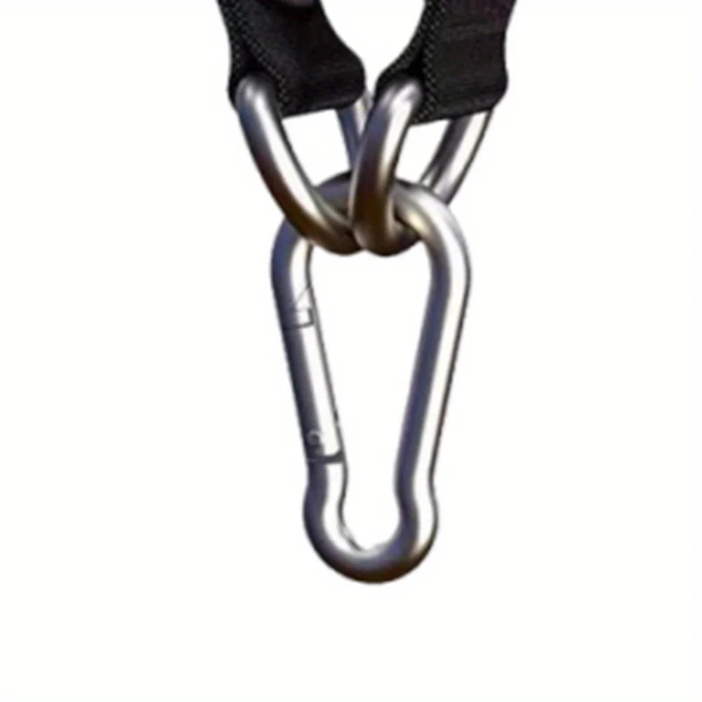 

2 шт., вешалка для боксерской сумки, противоскользящий ремень безопасности для фитнеса, многоцелевой ремень для кемпинга, качели, ремень для боксерской груши, оборудование для тренажерного зала и фитнеса