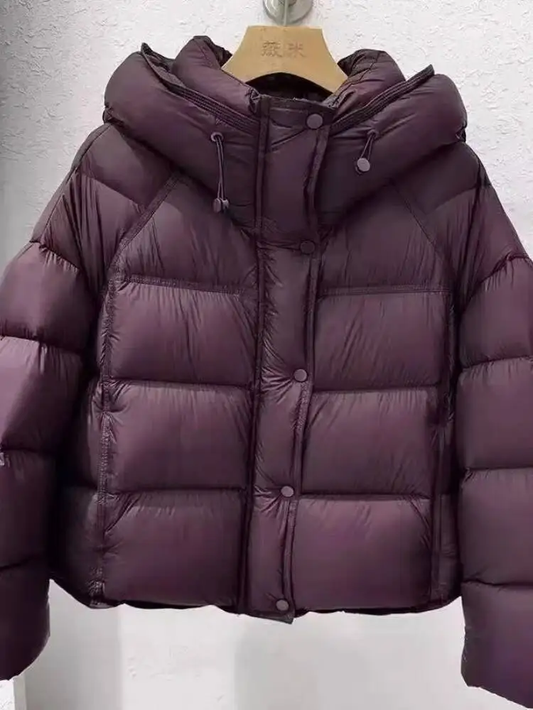 

Осень-зима хлопковая стеганая куртка женская с капюшоном свободная короткая куртка-пуховик женские теплые утепленные короткие парки Mujer верхняя одежда