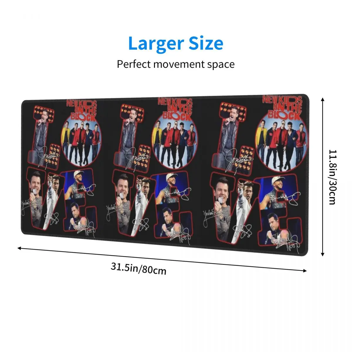Large Mouse Pad New Kids On The Block Band NKOTB Gamer PC Laptop Mats Keyboard Carpet Computer Gaming Desk Mat