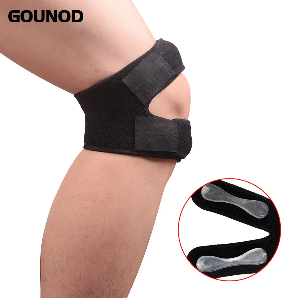 1PC Adjustable Max Knee Strap, Patella Supports Knee Support Brace, Patella Tendon Support for Gym Training Protector Men Women